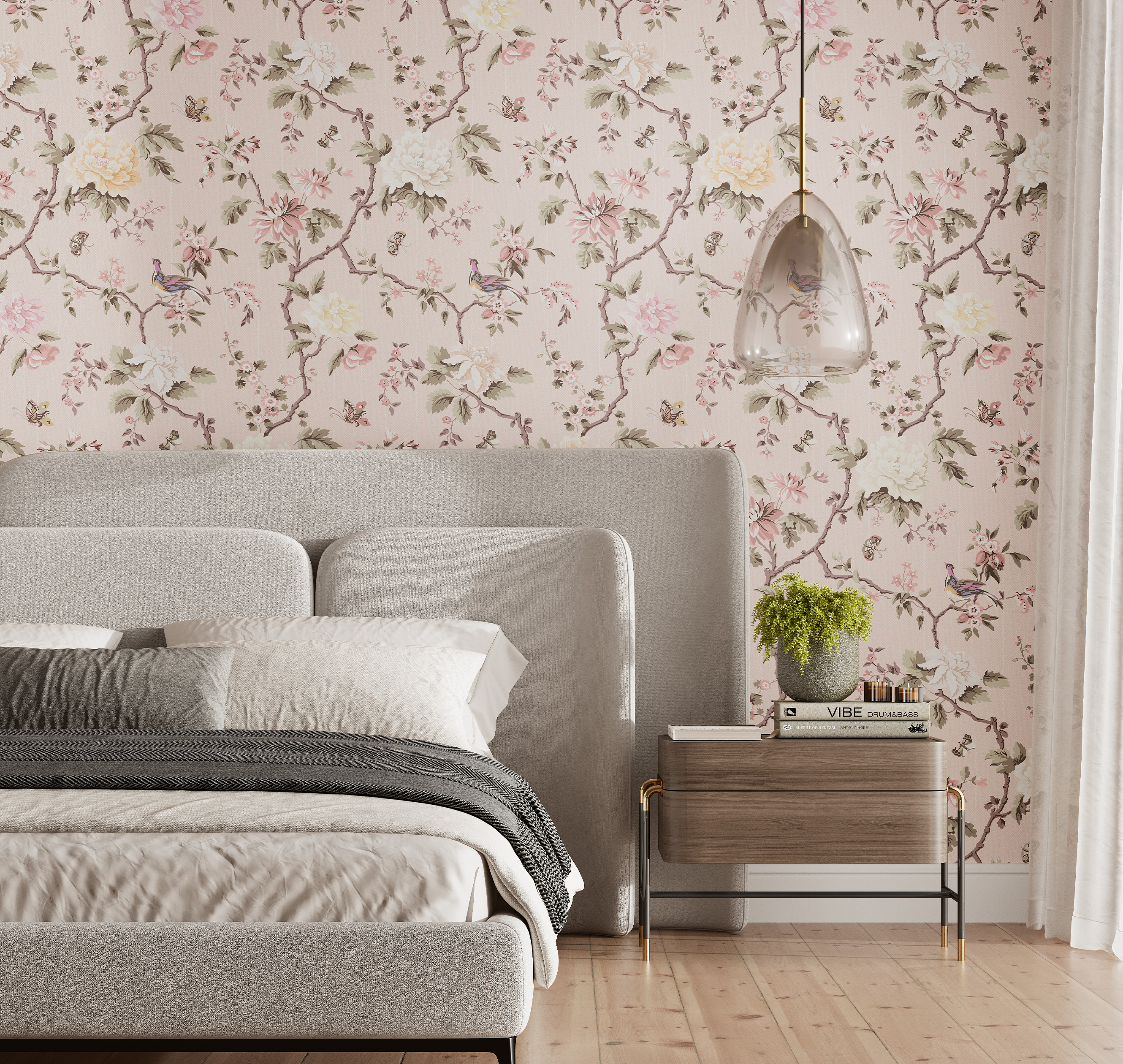 Панно Loymina Шелковый путь Шинуазри: Императорский сад SLK1 007 3×3 фото в интерьере